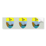 Saint Helena Coat of Arms detail Bumper Sticker