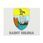 Saint Helena Coat of Arms Post Card