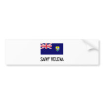 Saint Helena Flag bumper stickers