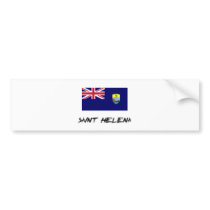 Saint Helena Flag bumper stickers