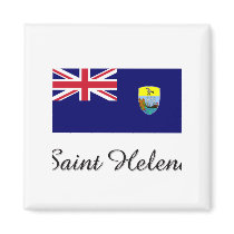 Saint Helena Flag Design magnets by flagshirt Saint Helena Flag Design magnets