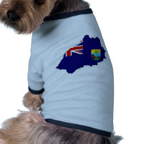 Saint Helena Flag Map full size Doggie Tshirt