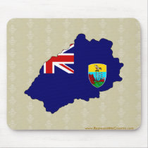 Saint Helena Flag Map full size Mouse Pad
