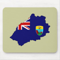 Saint Helena flag map mousepads