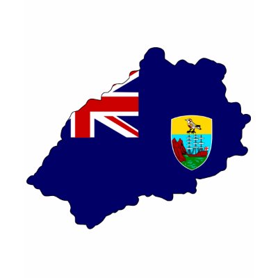 Saint Helena flag map Tshirt by FlagStore