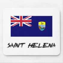 Saint Helena Flag mousepads