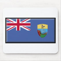 Saint Helena Flag mousepads