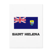 Saint Helena Flag postcards