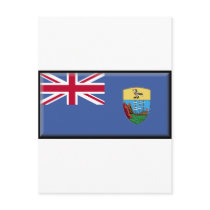 Saint Helena Flag postcards