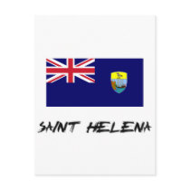 Saint Helena Flag postcards