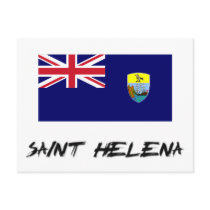 Saint Helena Flag postcards