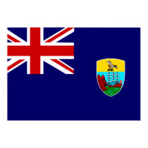Saint Helena Flag posters by coolcountry Saint Helena Flag posters