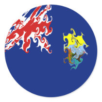Saint Helena Gnarly Flag stickers by Flagnostic Saint Helena Gnarly Flag stickers