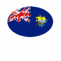 Saint Helena Gnarly Flag T-Shirt by Flagnostic Saint Helena Gnarly Flag T-Shirt