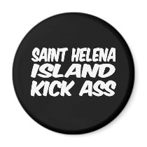 Saint Helena Island Kick Ass magnets