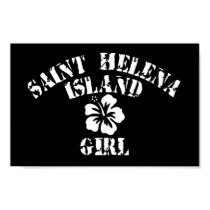 Saint Helena Island Pink Girl posters