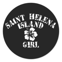 Saint Helena Island Pink Girl stickers by repofcountries Saint Helena Island Pink Girl stickers