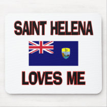 Saint Helena Loves Me mousepads