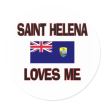 Saint Helena Loves Me stickers