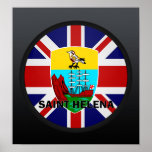 Saint Helena Roundel quality Flag posters