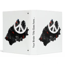 Saint Helena Trendy Peace Sign with Saint Helenian Binders
