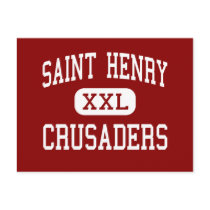 Saint Henry - Crusaders - District - Erlanger postcards by customteamsportswear Saint Henry - Crusaders - District - Erlanger postcards