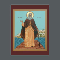 Saint Herman of Alaska Prayer Card postcards