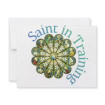 Saint in Training invitations