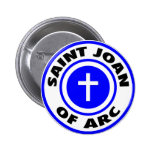 Saint Joan of Arc Button