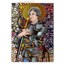Saint Joan of Arc Card