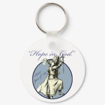 Saint Joan of Arc - Christian Key Chain keychains