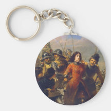 Saint Joan of Arc Keychain