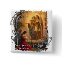 Saint Joan of Arc Pin buttons by saint_joan_of_arc Saint Joan of Arc Pin buttons