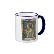 Saint Joan of Arc Stained Glass Image Mug