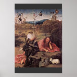 Saint John The Baptist In The Wilderness. By Hiero Poster