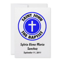 Saint John the Baptist Invite