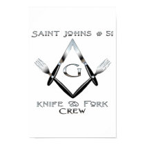Saint John's Knife and Fork Crew Poster posters
