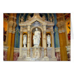 Saint Joseph and Child Jesus Statue Card
