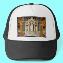 Saint Joseph and Child Jesus Statue hats by Artists4God Saint Joseph and Child Jesus Statue hats