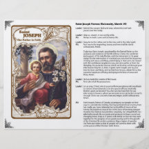 Saint Joseph - Our Father in Faith Custom Flyer