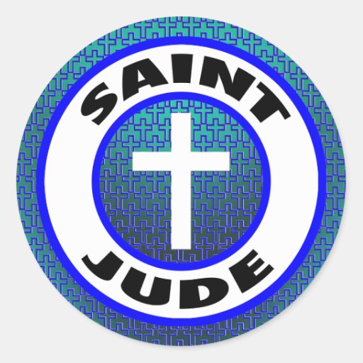 Saint Jude Classic Round Sticker Zazzle