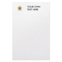 Saint_Kitts and Nevis Coat of Arms Customized Stationery