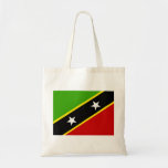 Saint Kitts And Nevis Flag Canvas Bags