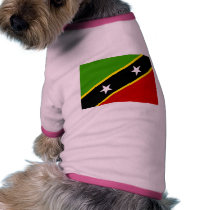 Saint Kitts And Nevis Flag pet clothing