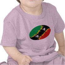 Saint Kitts and Nevis Gnarly Flag T-Shirt