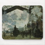 Saint Lazare Station by Claude Monet Mouse Pads