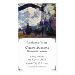 Saint-Lazare Station, Exterior View Claude Monet Business Card