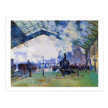 Saint-Lazare Station, Normandy Train, Claude Monet Post Card