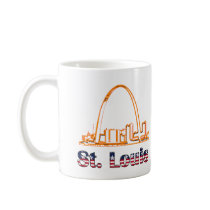 Saint Louis Arch Coffee Mugs