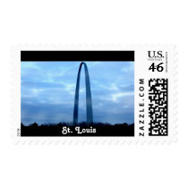 Saint Louis Arch - St. Louis Missouri Postage Stamp